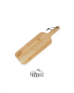 Bamboo bottle shaped cutting board