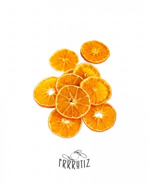Rodajas de mandarina deshidratada premium para coctelería