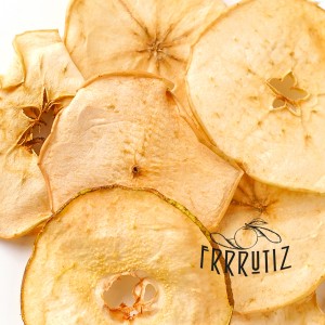 Dried apple in slices