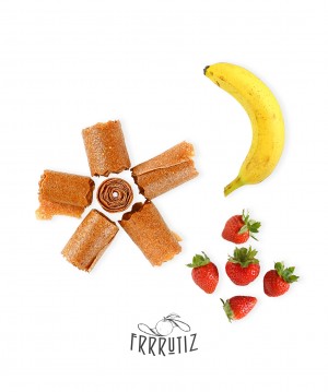 Strawberry and Banana Fruit roller