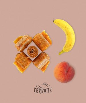 Peach and Banana Frrrutiz individual size