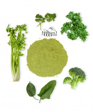 Mix de légumes verts séchés en poudre''Green Power''